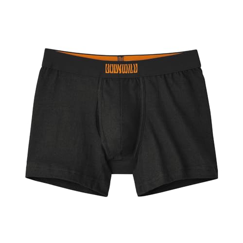 [ボディワイルド]BEAMS DESIGN コラボ ボクサーパンツ 綿混デニム調 前あき BWB104B メンズ