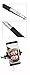 VESSATTA © Selfie Stick for iPhone & Samsung Smart Phones - Requires no charge, strudy with photo button on handle (extends 3.5 feet) Compact folding size - Multiple Colors (Black)