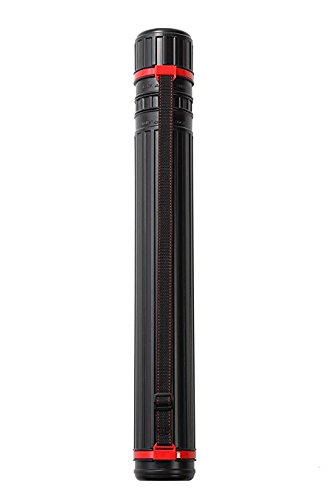 LARGE Telescoping Adjustable ART Tube. GREAT Storage Holder Case for Document, Poster, Maps, Scrolls, Photos, Drawings, Prints, Blueprint, Artwork, Arrows, Photographs, Transport & Mailing. Expandable to 42 inches - WATER & Light Resistant.