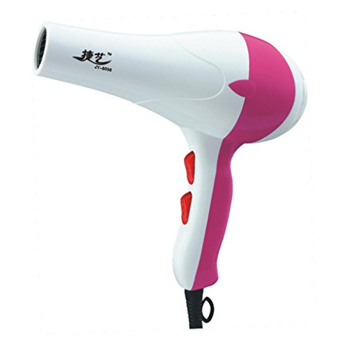AutumnFallÂ® Portable Travel Hot Mini Hair Blow Dryer 1000W Hair Dryer Compact Blower (pink)