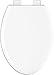 Delta Faucet Sanborne Elongated Slow Close Toilet Seat - 811902-WH - Durable, Comfortable Toilet Seat with Non-Slip Bumpers - White