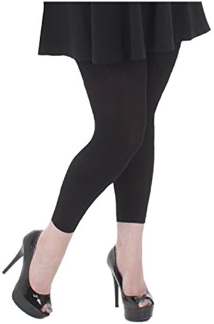 Pamela Mann 200 Denier Footless Tights-Black-One Size