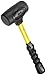 Nupla 2 lb. Power Drive Dead Blow Hammer with 13.75 inch Fiberglass Handle, 1 Steel Face, and Super-Grip - Perfect for Mechanics, Contractors, and Trade Professionals
