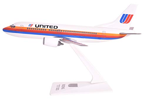 Flight Miniatures United Airlines UAL 1976 Boeing 737-300 1:180 Scale Display Model with Stand Display Model with Stand