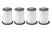 Fette Filter - Vacuum Filters Compatible with Black + Decker POWERSERIES PRO 2in1 Cordless Vacuums HCUA525 Series. Compare to Part # CUAHF10 (4-Pack)