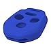 Keyless2Go Replacement for New Silicone Cover Protective Case for Remote Key Fobs with FCC CWTWB1U811 - Blue
