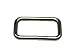 Generic Metal Silvery Rectangle Buckle 2