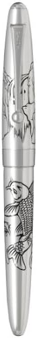 PILOT Namiki Sterling Collection Rolling Ball Pen, Carp Design Barrel, Fine Point (63426)