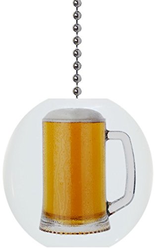 Beer Solid Ceramic Fan Pull