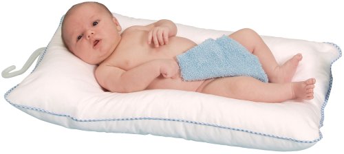 Leachco Comfy Caddy - Baby Bather, Shower Caddy - White With Blue Trim