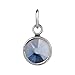 Loving Family Sterling Silver Mothers Loving Embrace Blue Crystal Charm for December