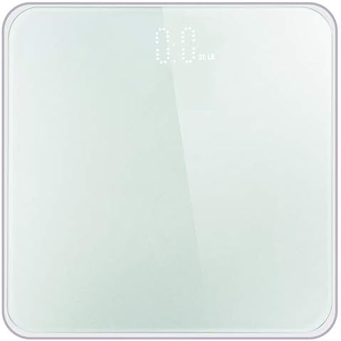 Digital Body Weight Scale Bathroom Scale with Step-on Technology Max Weight 400 Pounds (white)