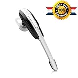 Bluetooth Headset, Levin Hand-free On Ear Bluetooth Headphone Compatible with iPhone Android & Other Bluetooth Devices,BLACK (HM100)