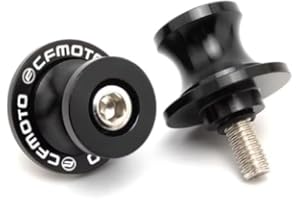 TT719 Swing Arm Spool Sliders Compatible with CFMOTO Ibex450/450SS/450NK/450CLC/675SS/675NK 2023 2024 2025,T6061 Aluminum,CNC-machined,Anodized Surface,Black,CFMOTO 450SS Accessories