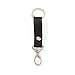 Valet Keychain - Full Grain Leather - Black Onyx (black)