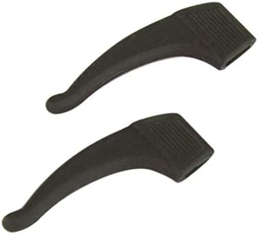 1 Pair of Ear Grip Hooks Anti-slip Silicone Glass Accessories for Kids Adult Sports by TheBigThumb, Black