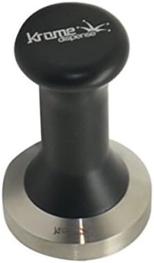 Krome Espresso Coffee Tamper - Premium Quality Stainless Steel, Solid Heavy, Barista Style, 56mm - C2276