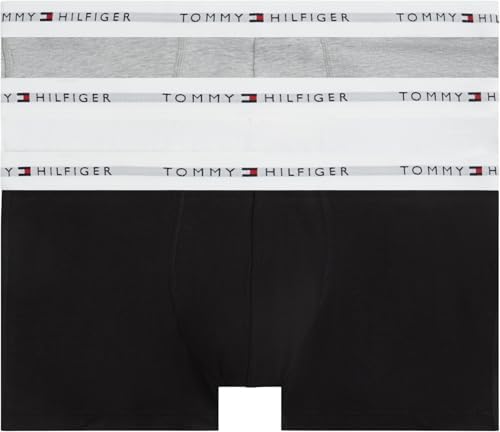 Herren 3P Low Rise Trunk UM0UM03752 Trunk, Rot (Blk/White/Lght Gry Hthr), S