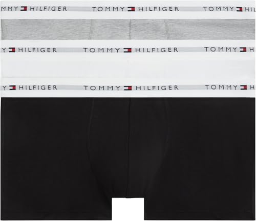 Herren 3P Low Rise Trunk UM0UM03752 Trunk, Rot (Blk/White/Lght Gry Hthr), M