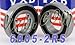 2 Bearing 6005-2RS 25x47x12 Sealed Ball Bearings