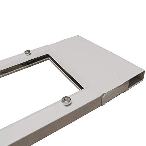 Endura Flap Vinyl Sliding Glass Dog Door Large 74.75" 77.75" White Pricepulse