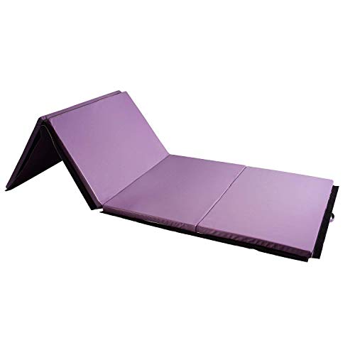 HYD-Parts Adjustable Kip Bar Fitness Gymnastics Training Bar with Gym Mat,Height Adjustable Horizontal Kip Bar Mats for Kids (Pink Bar+Purple mat)