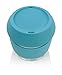 JOCO 8oz Glass Reusable Coffee Cup (Blue)