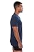 TexereSilk Men's V-Neck Undershirt Single Pack - Lounge Tee In Bamboo Viscose (Midnight Blue, Medium) Gifts For Guys MB6002-MID-M