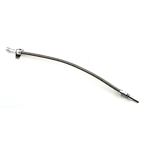 Turbo Flexible Th 350 400 Transmission Dipstick Stainless Braided Firewall Th350
