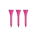 IZZO Golf Wood Golf Tees, 1.75 Inch, Neon Pink (Pack of 200)