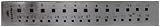 8" Square 30-hole Draw Plate
