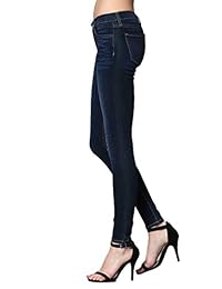 Vaqueros voladores Monkey North Shore azul oscuro regular Rise Dark Wash Super suave Skinny Jeans L9183