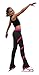 ChloeNoel P06 - Spiral Figure Skating Pants Fuchsia Child Small