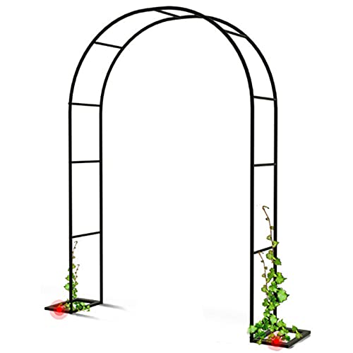 Rosenbogen Metall, Torbogen Für Kletterpflanzen, Lauben, Hinterhöfe, Hochzeit, Wetterfest, Stabil, Leicht Zu Montieren…