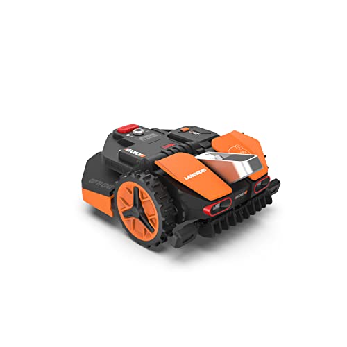 WORX Landroid Vision L1300 Robotic Lawnmower WR213E.1 for Gardens up to 1300 m² - Intelligent Robotic Lawnmower without Boundary Cable - WiFi & Bluetooth - Active Obstacle Avoidance with AI Technology
