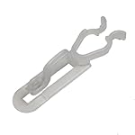 Holiday Lighting Outlet All-In-One Plus Christmas Light Clip, Works on Gutters & Shingles. Pack of 100