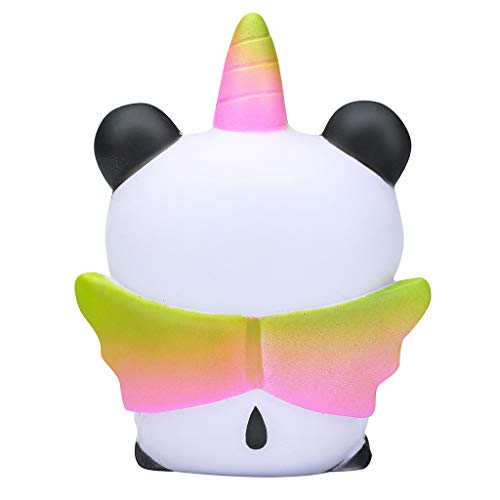 Mikilon Jumbo Unicorn Panda Squishy Kawaii Slow Rising Cream Scent Toys Cute Stress Relief Doll for Kids (White)