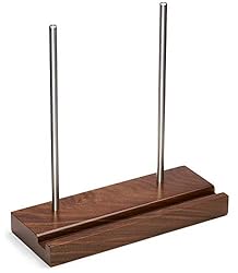 Optage Audio Tabletop Record Holder, Solid Wood Now
