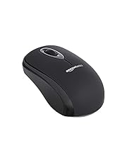 AmazonBasics Wireless Computer Mouse with Nano Receiver