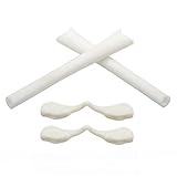 Replacement Earsocks & Nosepieces Rubber Kits for Oakley Radar Path Sunglasses (White Kits, 0)
