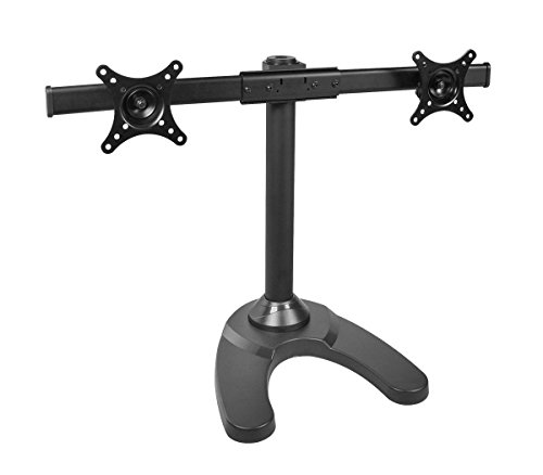 SIIG Accessory CE-MT1712-S2 Side-By-Side Dual Monitor Desk Stand 13inch to 27inch Retail
