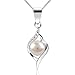 B.Catcher Silver Pendants Pearl 925 Sterling Silver Twist Jewellery