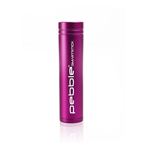 Veho VPP-002-SSP Pebble Smartstick Emergency 2200mAh Portable Battery for iPhone/Blackberry/Samsung/HTC/Nokia (Pink)