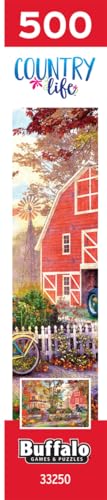 Buffalo Games - Dominic Davison - Autumn Farmhouse - 500 Piece Jigsaw Puzzle For Adults -Challenging Puzzle Perfect for Game Nights - Finished Size is 21.25 x 15.00