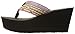 Rocket Dog Women's Diver Webster Fabric Wedge Flip Flop