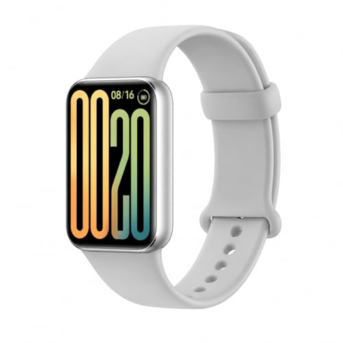 Smart Band 9 Pro, Schermo AMOLED 1.74", Telaio in Alluminio, Autonomia Batteria 21 giorni, Monitoraggio Ottimizzato di SpO2, Frequenza Cardiaca e Sonno, GPS Integrato, Acqua 5 ATM, Argento