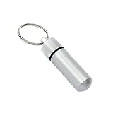 LDS Silver Matte Aluminum Oil Vial for Concerated Olive Oil & Priesthood Holders of All Ages, Elders & Priests, Annointing, Blessing & Healing the Sick