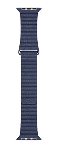Apple leather loop band - 42mm - midnight blue - medium