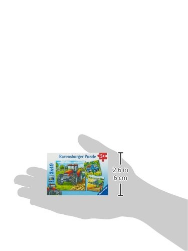 Ravensburger Kinderpuzzle - 09388 Große Landmaschinen - Puzzle für Kinder ab 5 Jahren, mit 3x49 Teilen – Bild 5