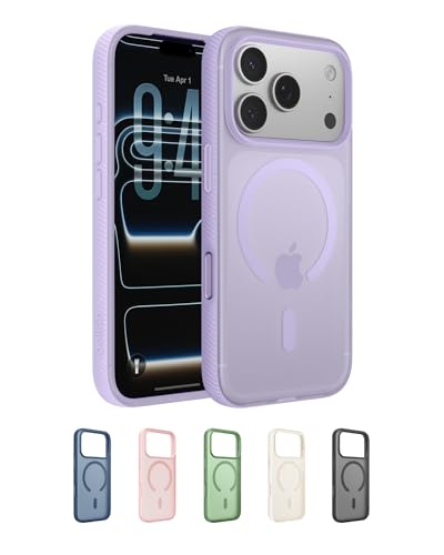 Belkin SheerForce Grip iPhone 17 Pro Hülle MagSafe Kompatible Handyhülle mit Rutschfesten Rändern, iPhone Schutzhülle, Magnetisch, Transparent, Dünn u